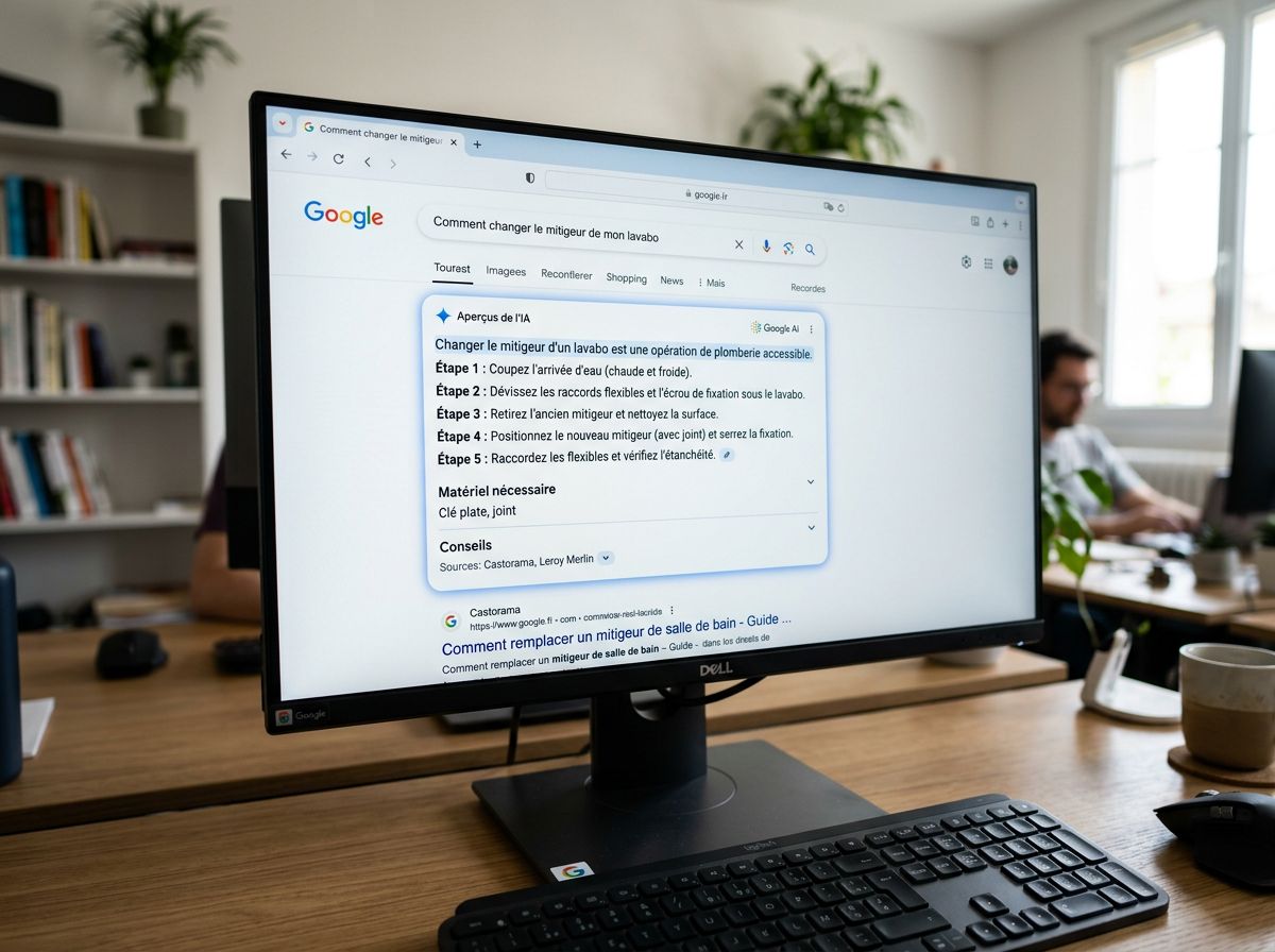 Comment être mentionné par les aperçus AI Overviews  de Google ?