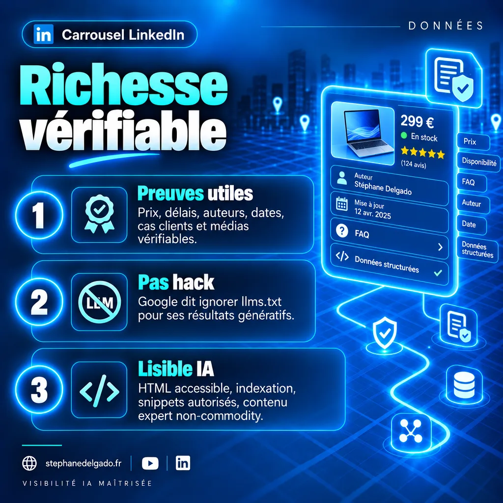 Page 6 : Richesse vérifiable