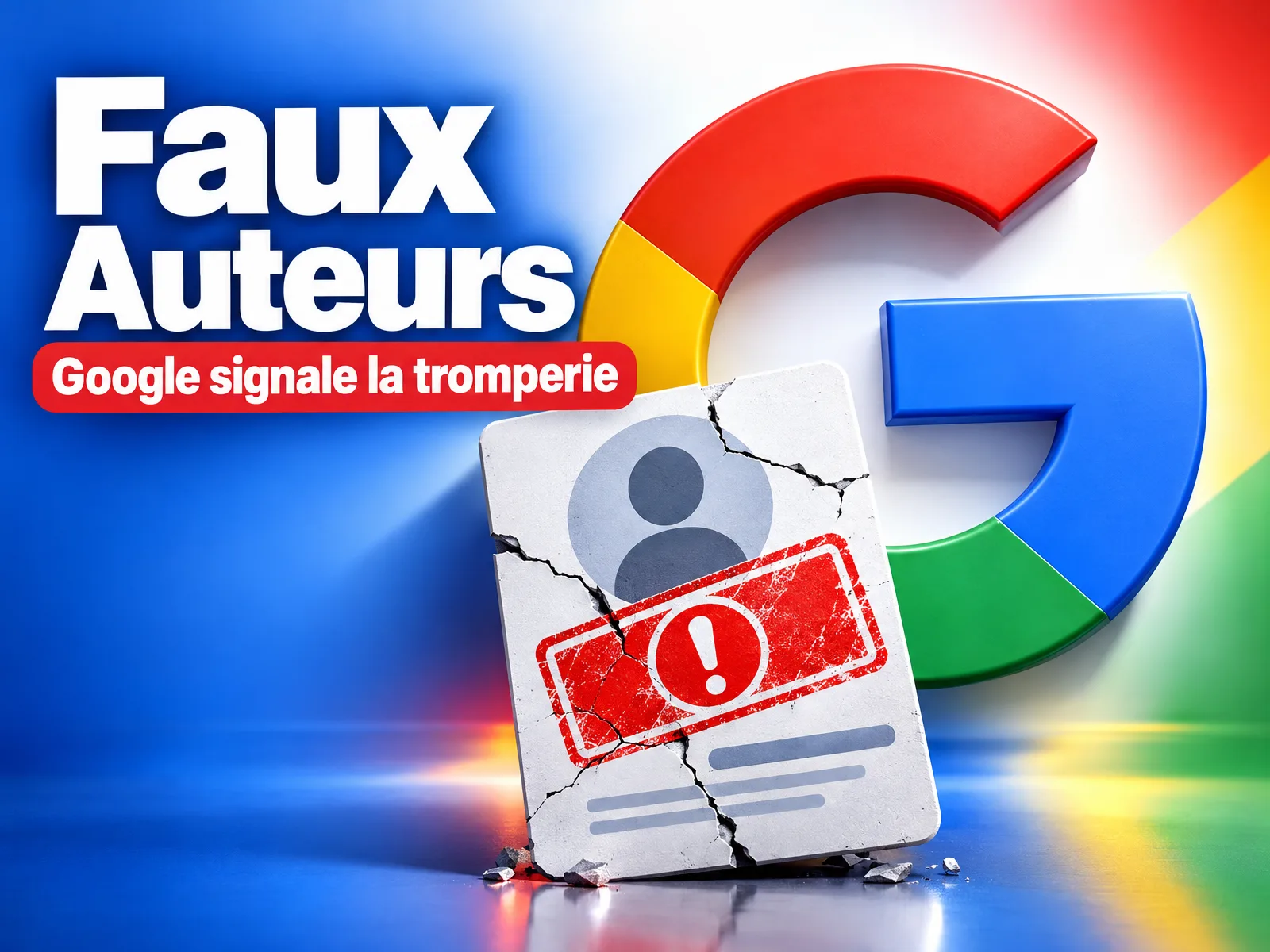 Faux auteurs : le nouveau signal faible qualité de Google