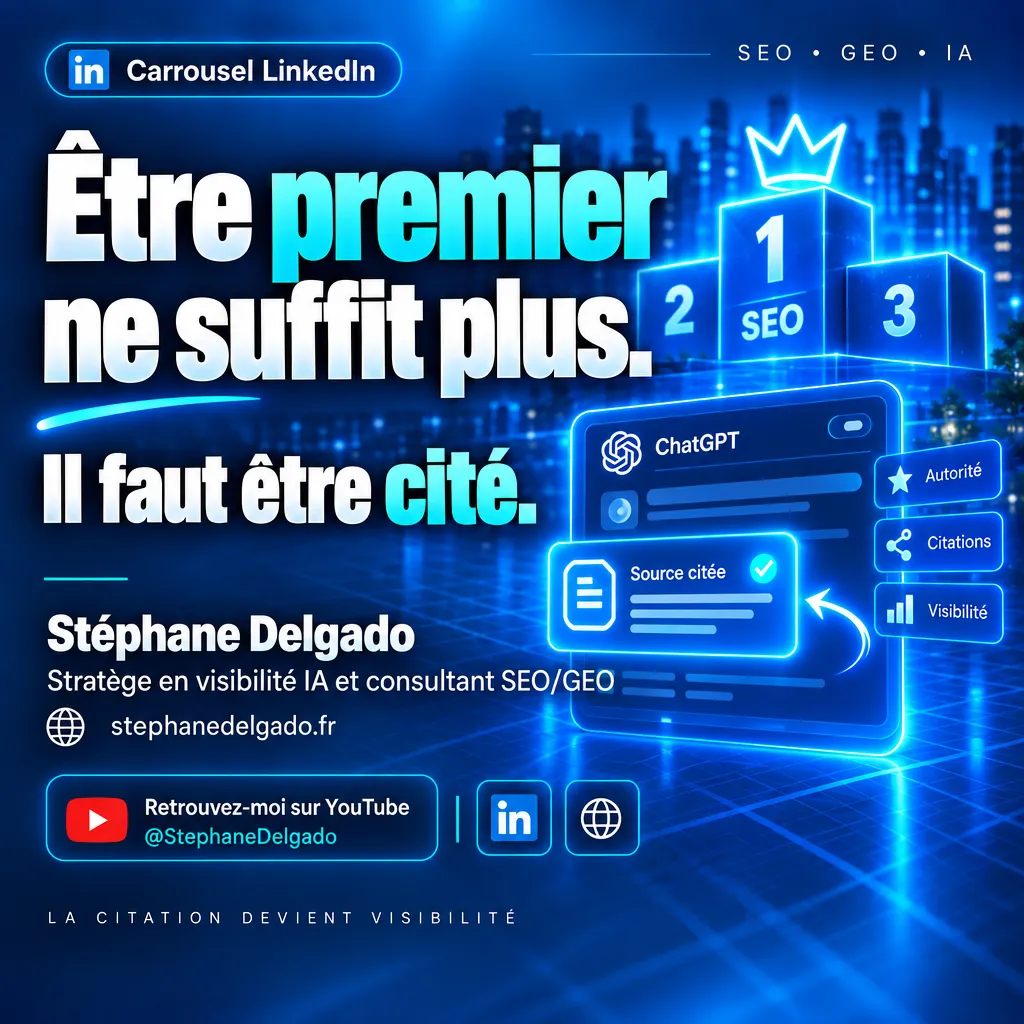 Page 6 : Être premier ne suffit plus, il faut être cité