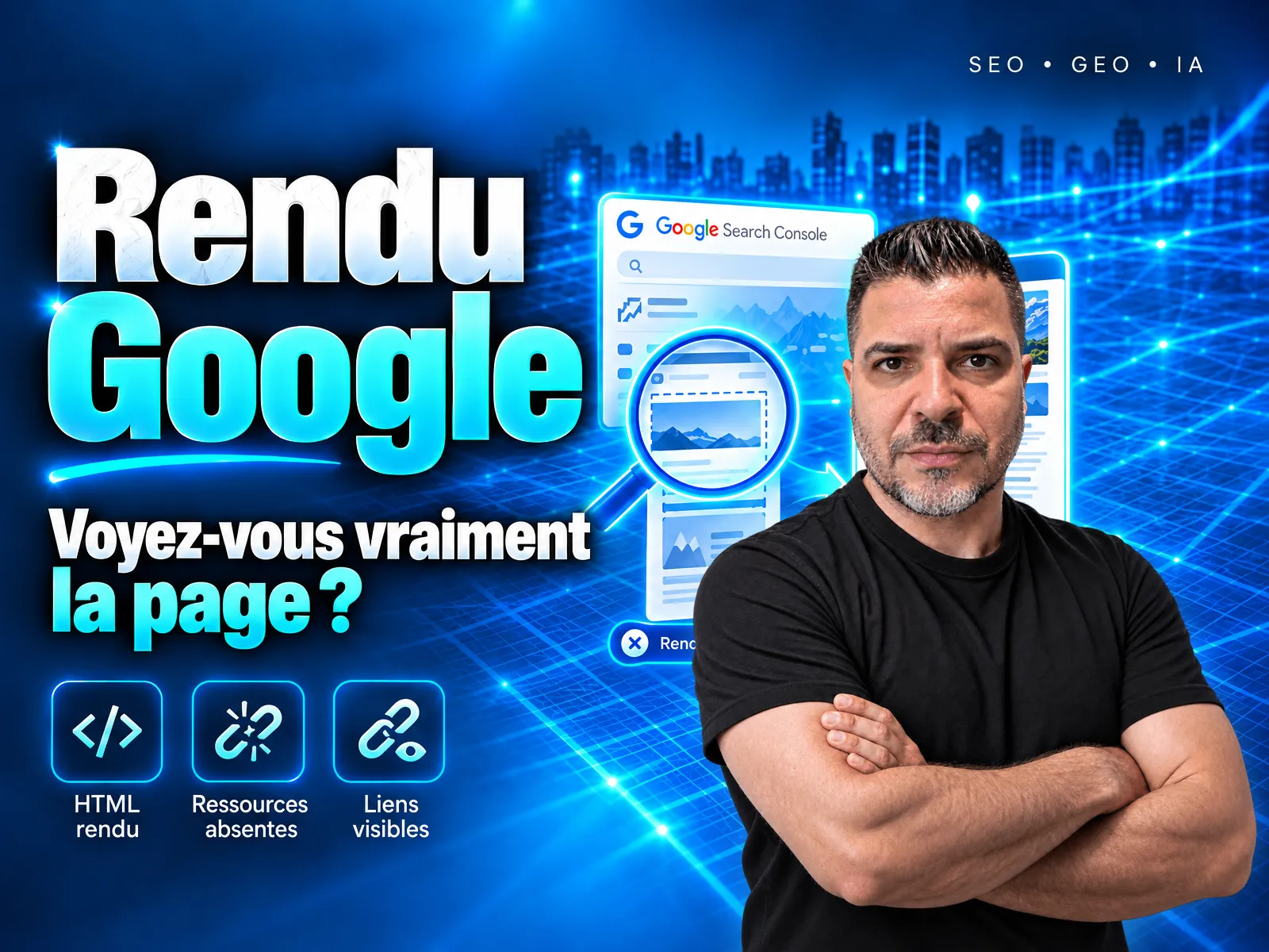 Voir la page rendue par Google dans Search Console