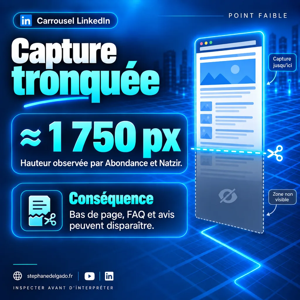 Page 3 : Capture tronquée