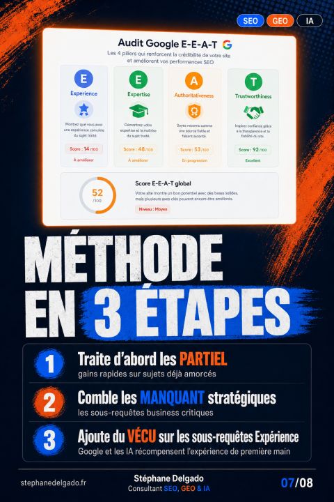 Tu rankes top 1 sur Google. Et l'IA cite ton concurrent. — slide 7