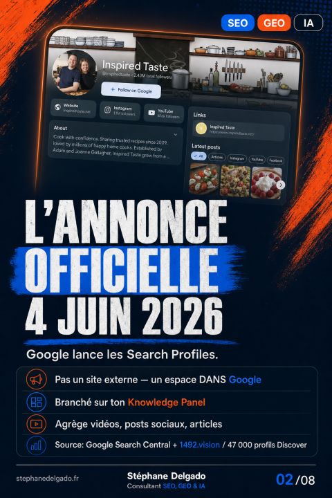 Google vient de t'offrir ta propre page dans son moteur — slide 2